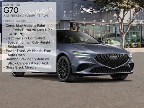 New 2026 Genesis G70 3.3T Prestige RWD image 10