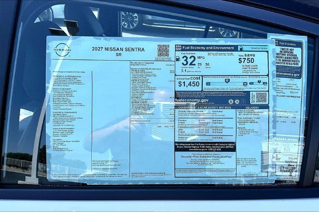 New 2027 Nissan Sentra SR w/ SR Premium Package FWD image 13
