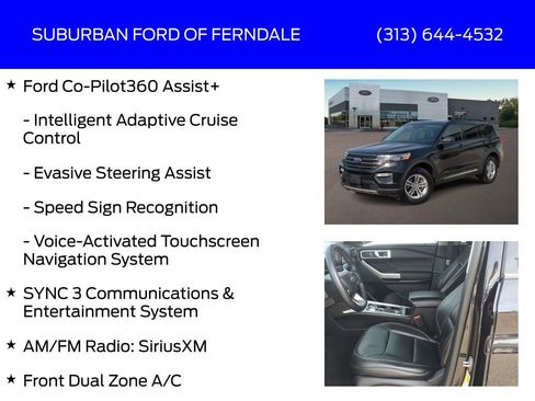 Used 2021 Ford Explorer XLT w/ Equipment Group 202A image 9