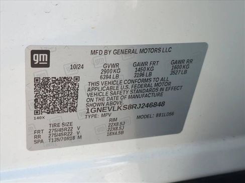 Used 2024 Chevrolet Traverse RS w/ LPO, Floor Liner Package AWD/4WD image 28