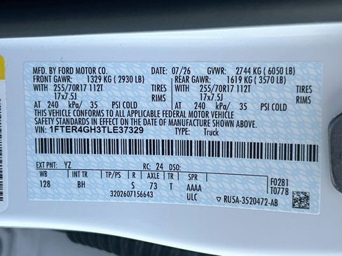 New 2026 Ford Ranger XLT w/ Trailer Tow Package RWD image 20