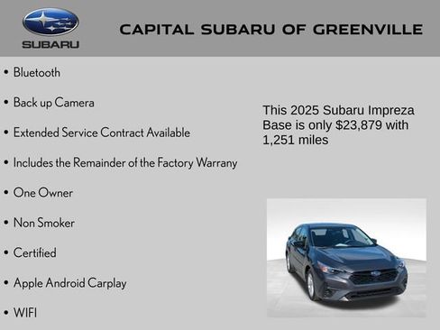 Used 2025 Subaru Impreza 2.0i image 4