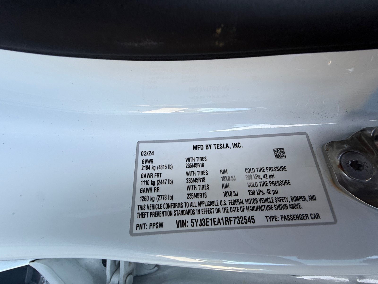 Used 2024 Tesla Model 3 Long Range RWD image 36
