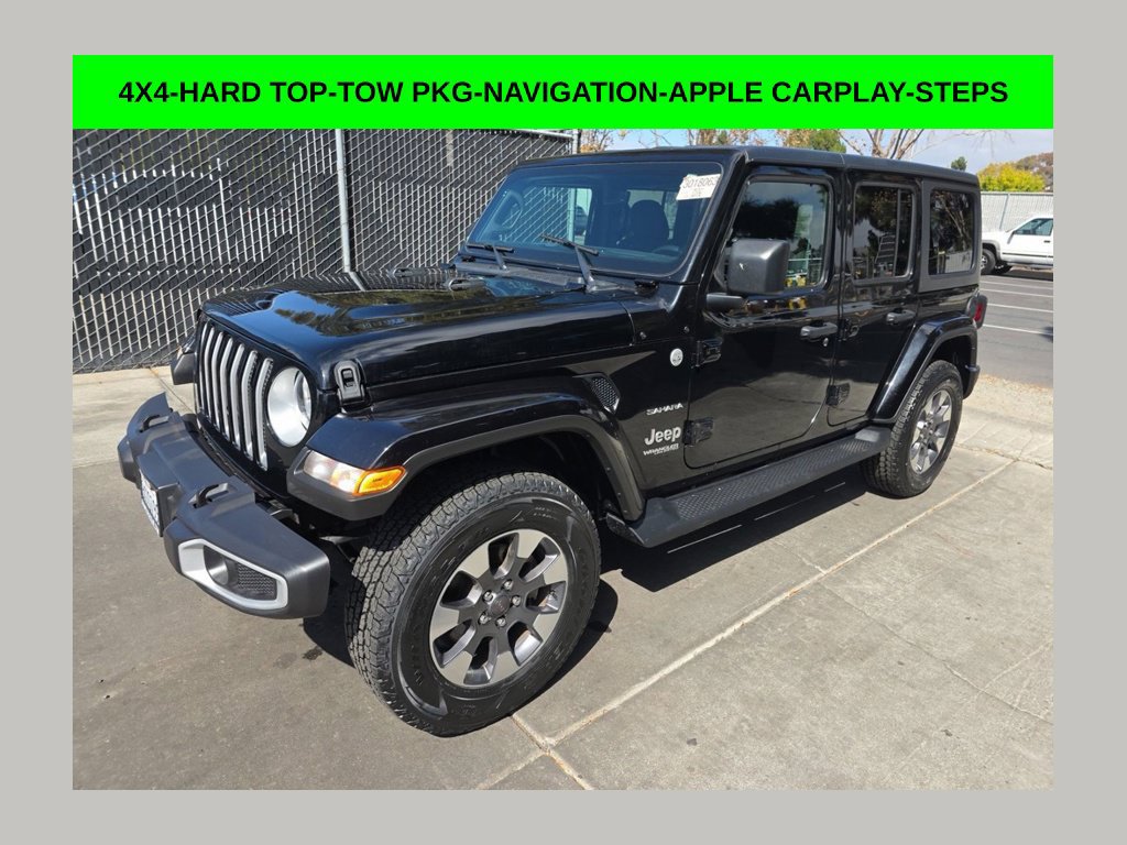 Used 2021 Jeep Wrangler Unlimited Sahara AWD/4WD image 1