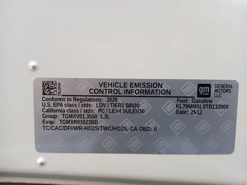 New 2026 Chevrolet TrailBlazer LS w/ LS Convenience Package FWD image 33