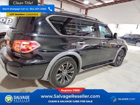 Used 2017 Nissan Armada Platinum w/ Captain Seat Package RWD image 4