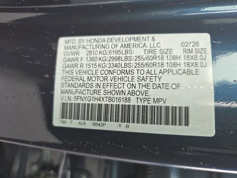 New 2026 Honda Pilot EX-L image 36