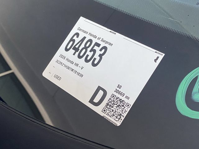Certified 2026 Honda HR-V LX image 34