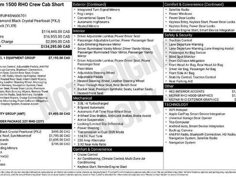 Used 2025 RAM 1500 RHO w/ RHO Level 1 Equipment Group AWD/4WD image 35