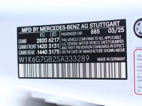 New 2025 Mercedes-Benz S 580 4MATIC Sedan image 28