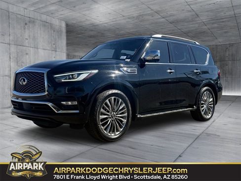 Used 2021 INFINITI QX80 Sensory w/ All-Season Package image 1