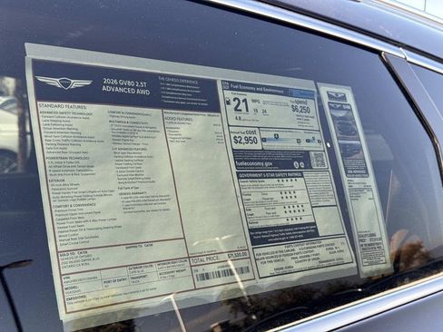 New 2026 Genesis GV80 2.5T Advanced image 5
