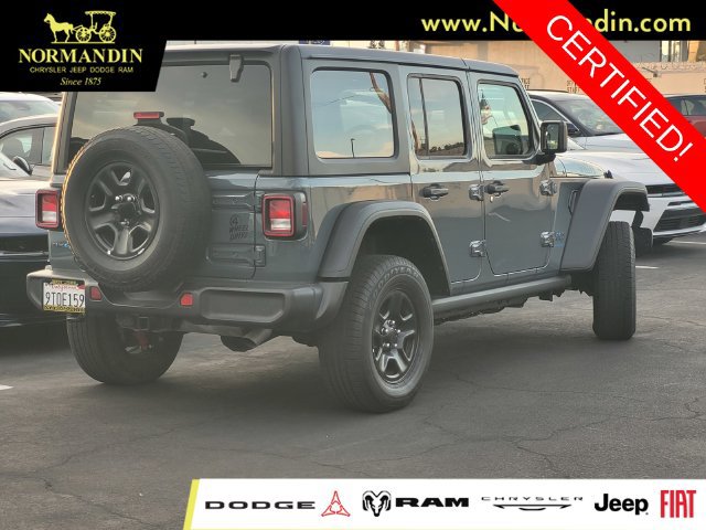 Certified 2025 Jeep Wrangler Unlimited Sport S 4xe AWD/4WD image 3