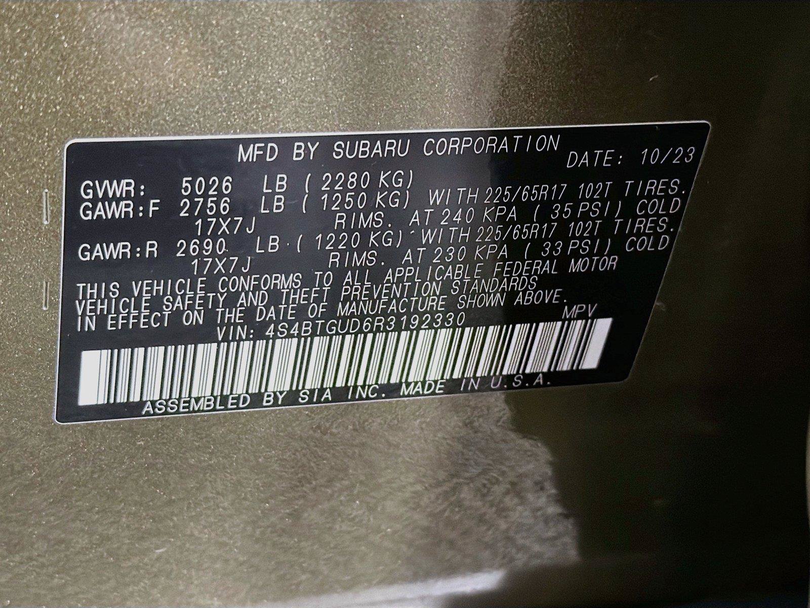 Used 2024 Subaru Outback Wilderness AWD/4WD image 40