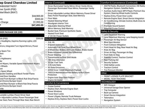 New 2025 Jeep Grand Cherokee Limited image 39