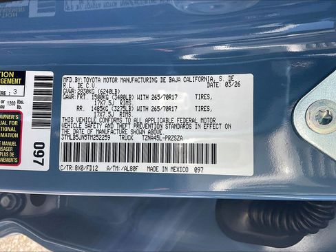 New 2026 Toyota Tacoma TRD Off-Road image 17