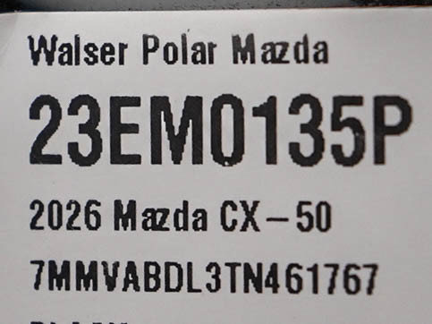 Used 2026 MAZDA CX-50 AWD 2.5 S w/ Premium Package image 29