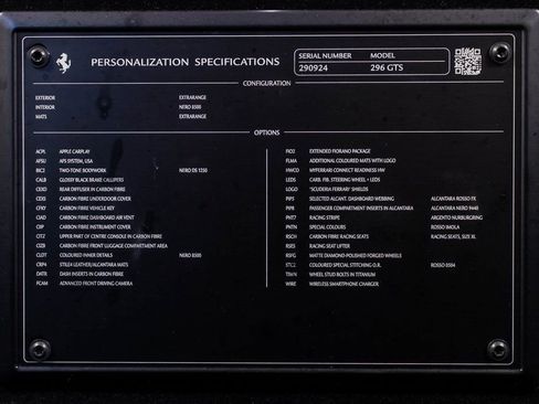 Certified 2023 Ferrari 296 GTS RWD image 59