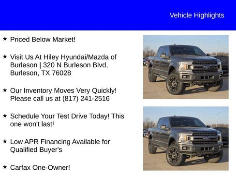 Used 2019 Ford F150 XLT w/ Equipment Group 302A Luxury image 10