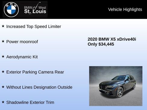 Used 2020 BMW X5 xDrive40i w/ M Sport Package AWD/4WD image 24