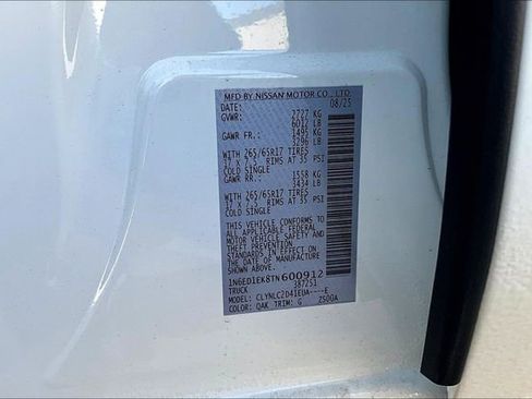 New 2026 Nissan Frontier SV w/ SV Convenience Package image 8