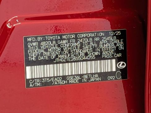 New 2025 Lexus IS 350 F Sport image 39