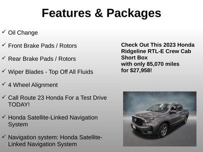 Used 2023 Honda Ridgeline RTL-E