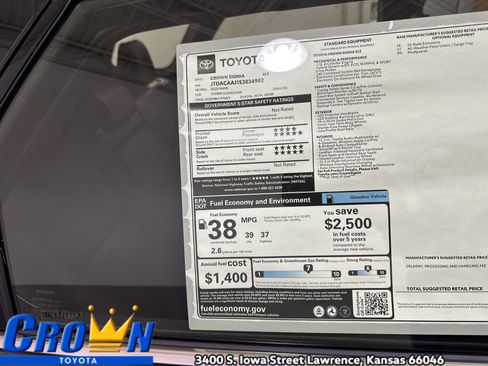 New 2025 Toyota Crown Signia image 40