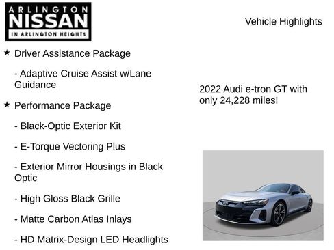 Used 2022 Audi e-tron GT Prestige w/ Prestige Package AWD/4WD image 8