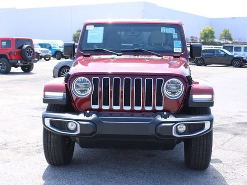 Used 2022 Jeep Wrangler Unlimited Sahara w/ LED Lighting Group AWD/4WD image 2