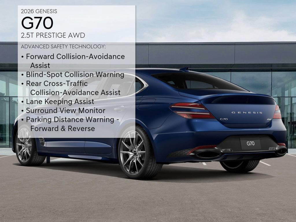New 2026 Genesis G70 2.5T Prestige AWD/4WD image 7