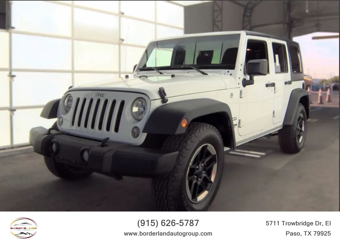 Used 2018 Jeep Wrangler Unlimited Sport S AWD/4WD image 1