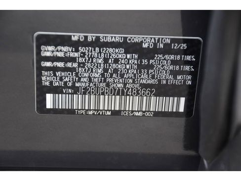 New 2026 Subaru Outback Premium image 26