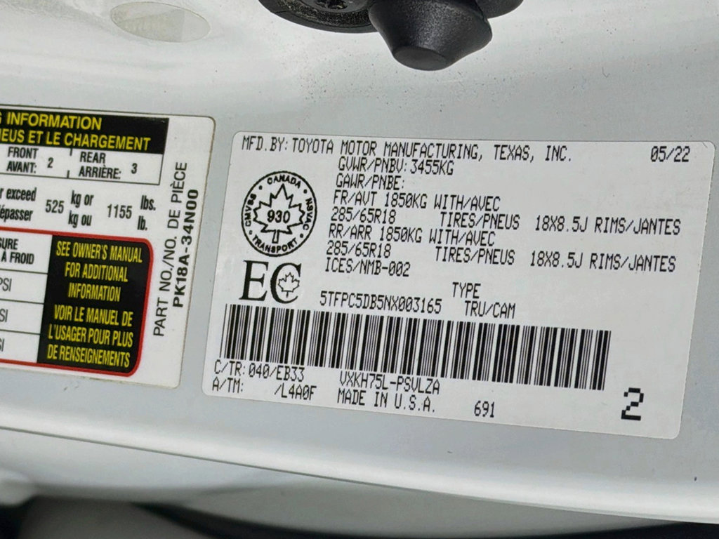Used 2022 Toyota Tundra Limited AWD/4WD image 46