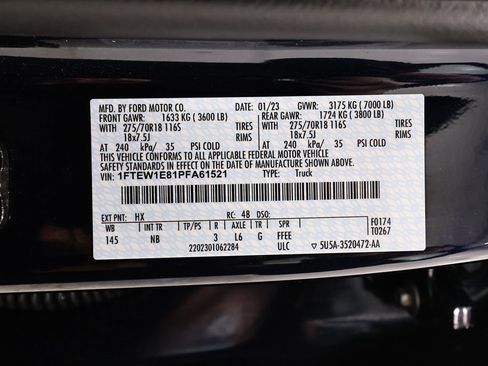 Certified 2023 Ford F150 Tremor w/ Equipment Group 402A High image 49