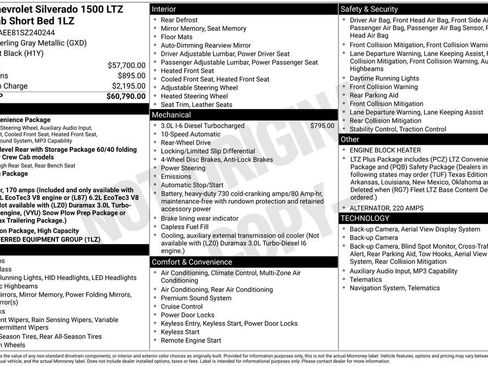 Used 2025 Chevrolet Silverado 1500 LTZ RWD image 6