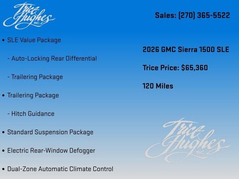 New 2026 GMC Sierra 1500 SLE AWD/4WD image 14