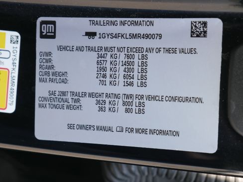 Certified 2021 Cadillac Escalade Sport w/ Driver Assist Tech Package image 50