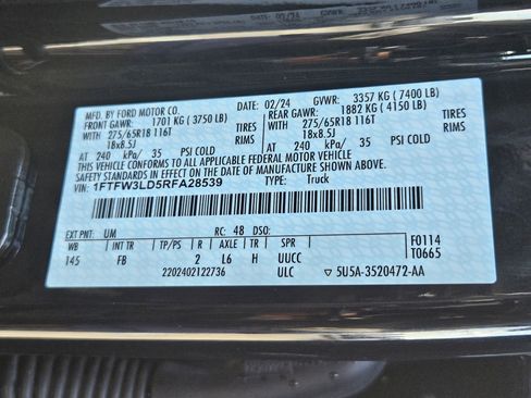 Used 2024 Ford F150 XLT w/ Equipment Group 302A MID image 34