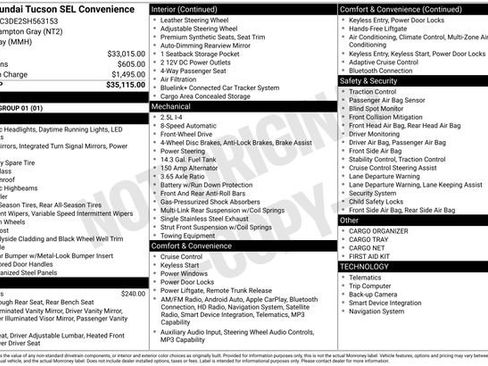 Certified 2025 Hyundai Tucson SEL image 3