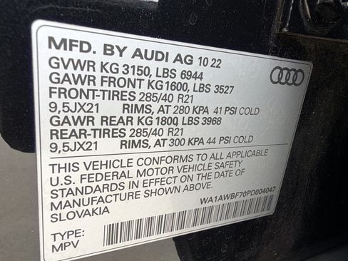 Used 2023 Audi SQ7 Premium Plus w/ Executive Package AWD/4WD image 26