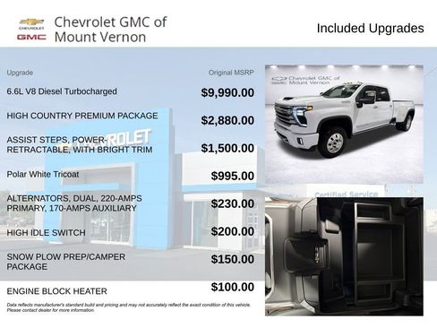 New 2026 Chevrolet Silverado 3500 High Country w/ High Country Premium Package image 6