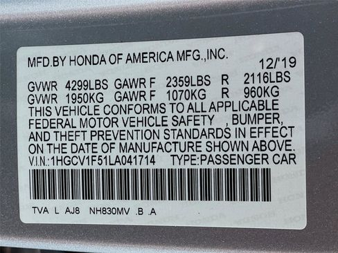 Used 2020 Honda Accord EX-L image 35