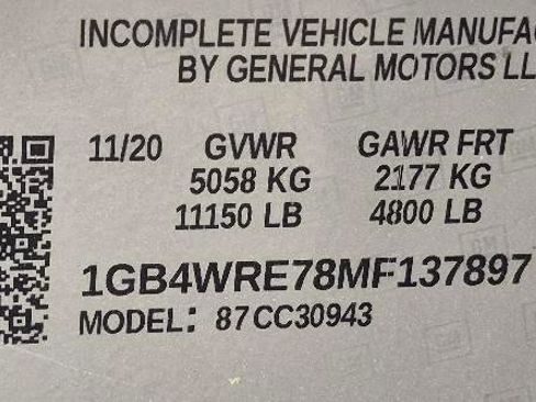 Used 2021 Chevrolet Silverado 3500 W/T w/ WT Fleet Convenience Package image 14