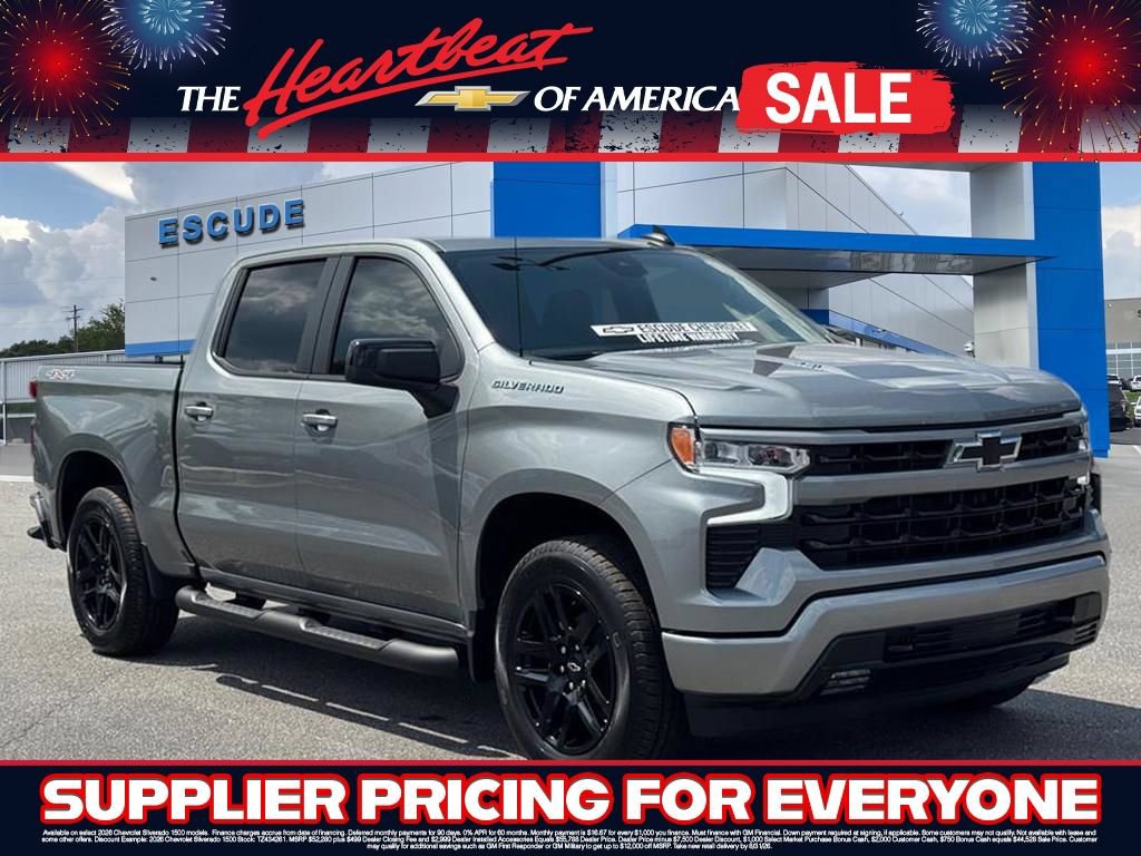 New 2026 Chevrolet Silverado 1500 RST w/ Convenience Package II AWD/4WD image 1