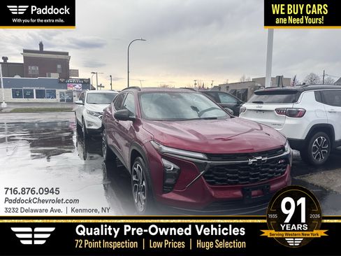 Used 2024 Chevrolet Trax RS w/ Sunroof Package image 1