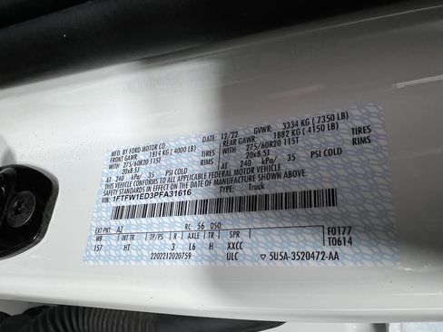 Used 2023 Ford F150 Lariat w/ Equipment Group 502A High image 31