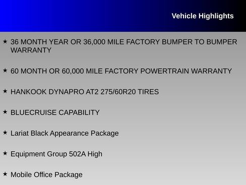 Used 2024 Ford F150 Lariat w/ Equipment Group 502A High AWD/4WD image 16