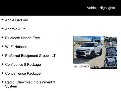 Used 2023 Chevrolet TrailBlazer LT w/ Convenience Package image 4