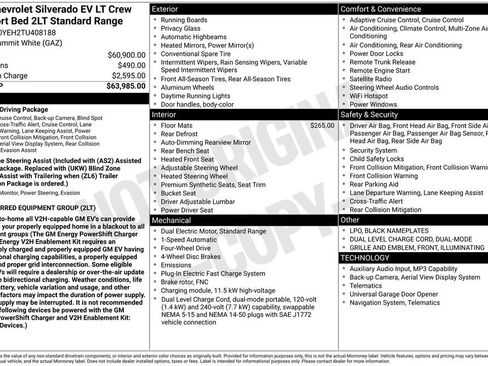 New 2026 Chevrolet Silverado EV LT AWD/4WD image 2